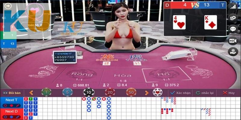Cách tính điểm ở trong cách chơi Rồng Hổ Kubet